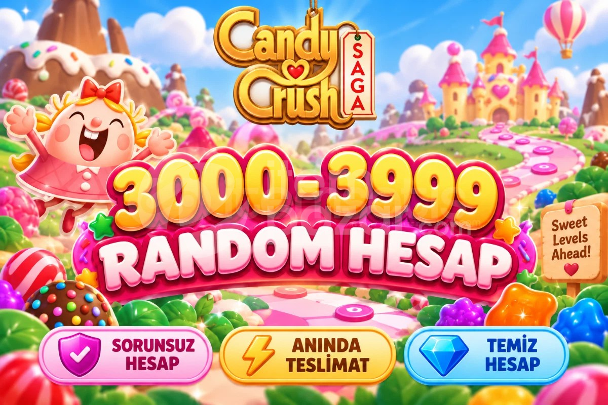 Candy Crush Saga | 3000-3999 Level Arası Random