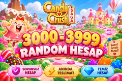 Candy Crush Saga | 3000-3999 Level Arası Random