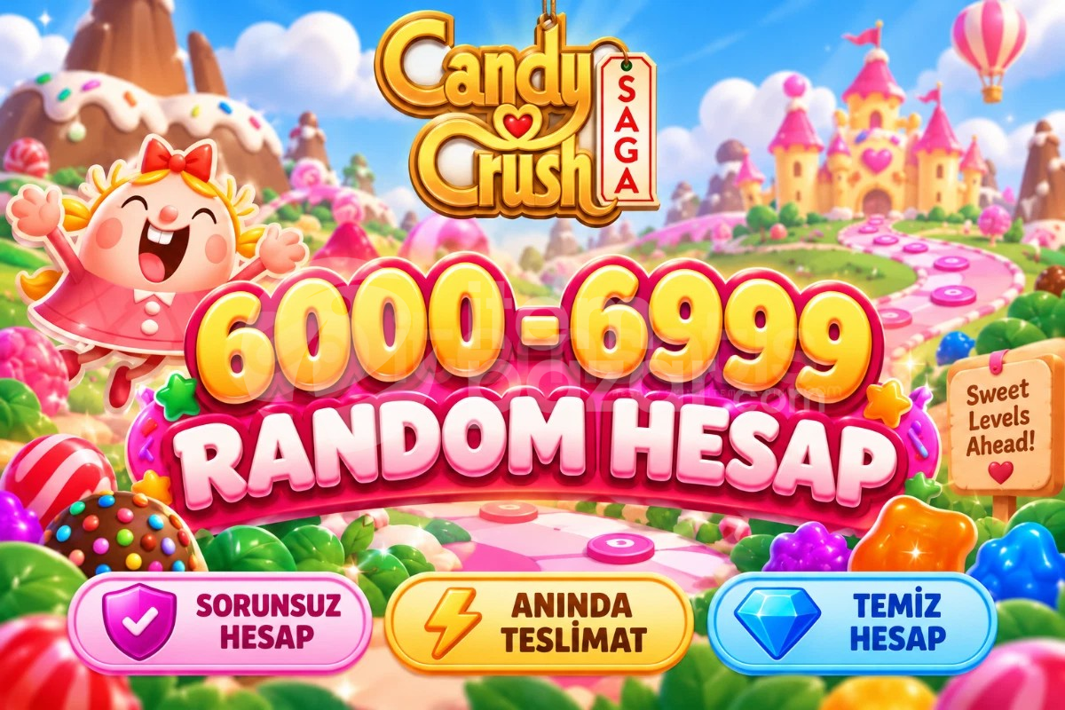 Candy Crush Saga | 6000-6999 Level Arası Random