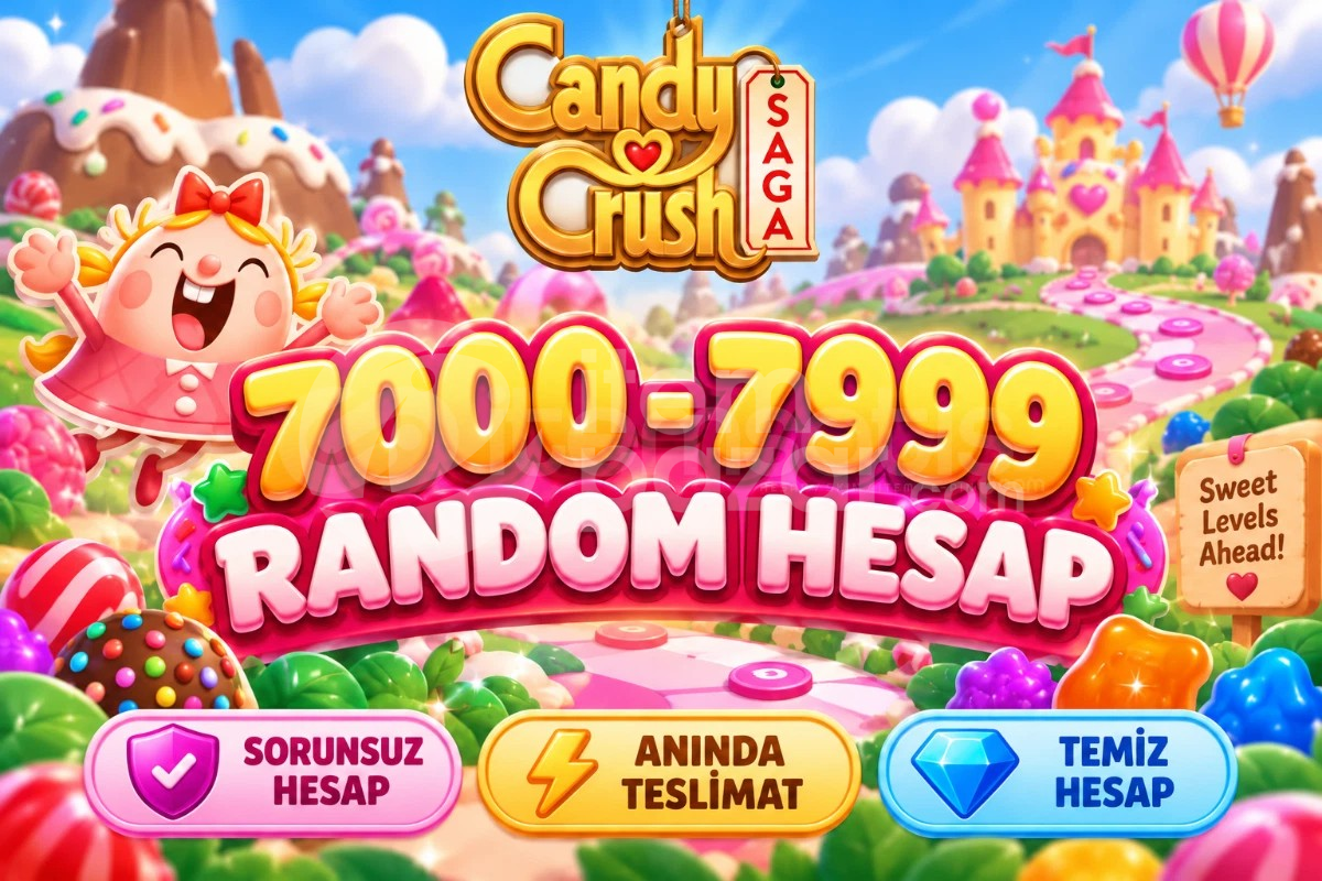 Candy Crush Saga | 7000-7999 Level Arası Random