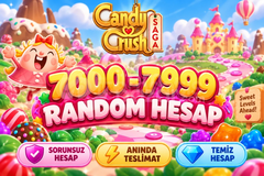 Candy Crush Saga | 7000-7999 Level Arası Random