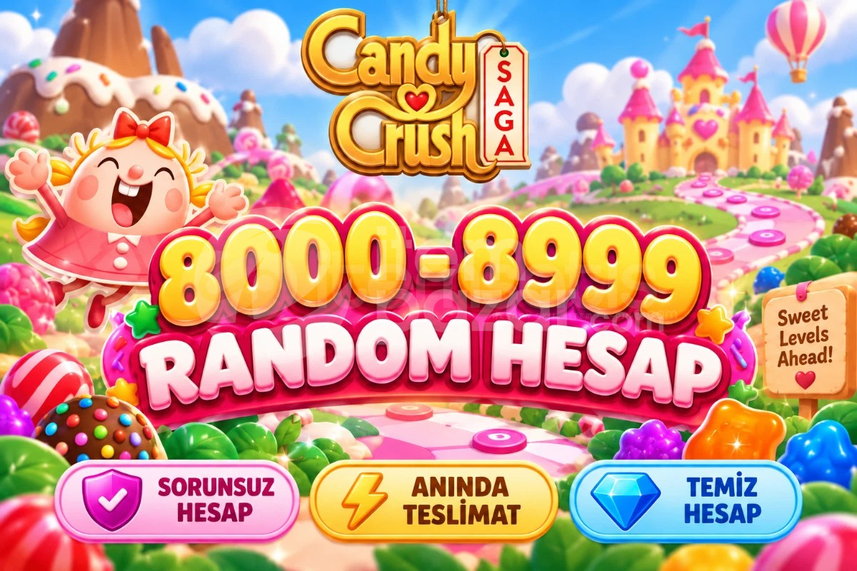 Candy Crush Saga | 8000-8999 Level Arası Random