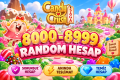 Candy Crush Saga | 8000-8999 Level Arası Random