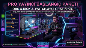 Canlı Yayıncı Başlangıç ve Grafik Kiti