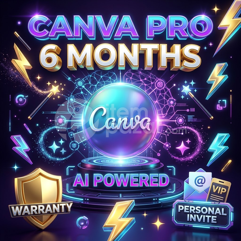 Canva PRO (6 Ay) + Yapay Zeka Özellikleri