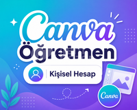 Canva Pro Öğretmen - Ömür Boyu Kişisel