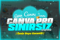 Canva Pro Sınırsız Kendi Hesabına Oto Teslim