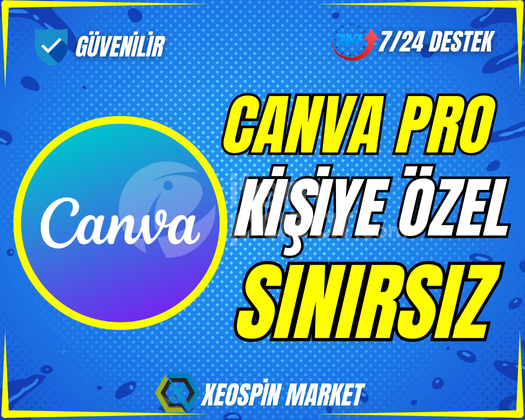 CANVA PRO + |SINIRSIZ|+ KENDİ HESABINIZA