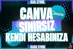 ⭐Canva Pro Sınırsız + Kendi Hesabınıza