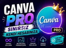 CANVA PRO SINIRSIZ + KENDİ HESABINIZA