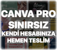 Canva Pro Sınırsız Kendi Hesabınıza