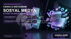 Canva Sosyal Medya & Post Planlayıcı Kiti