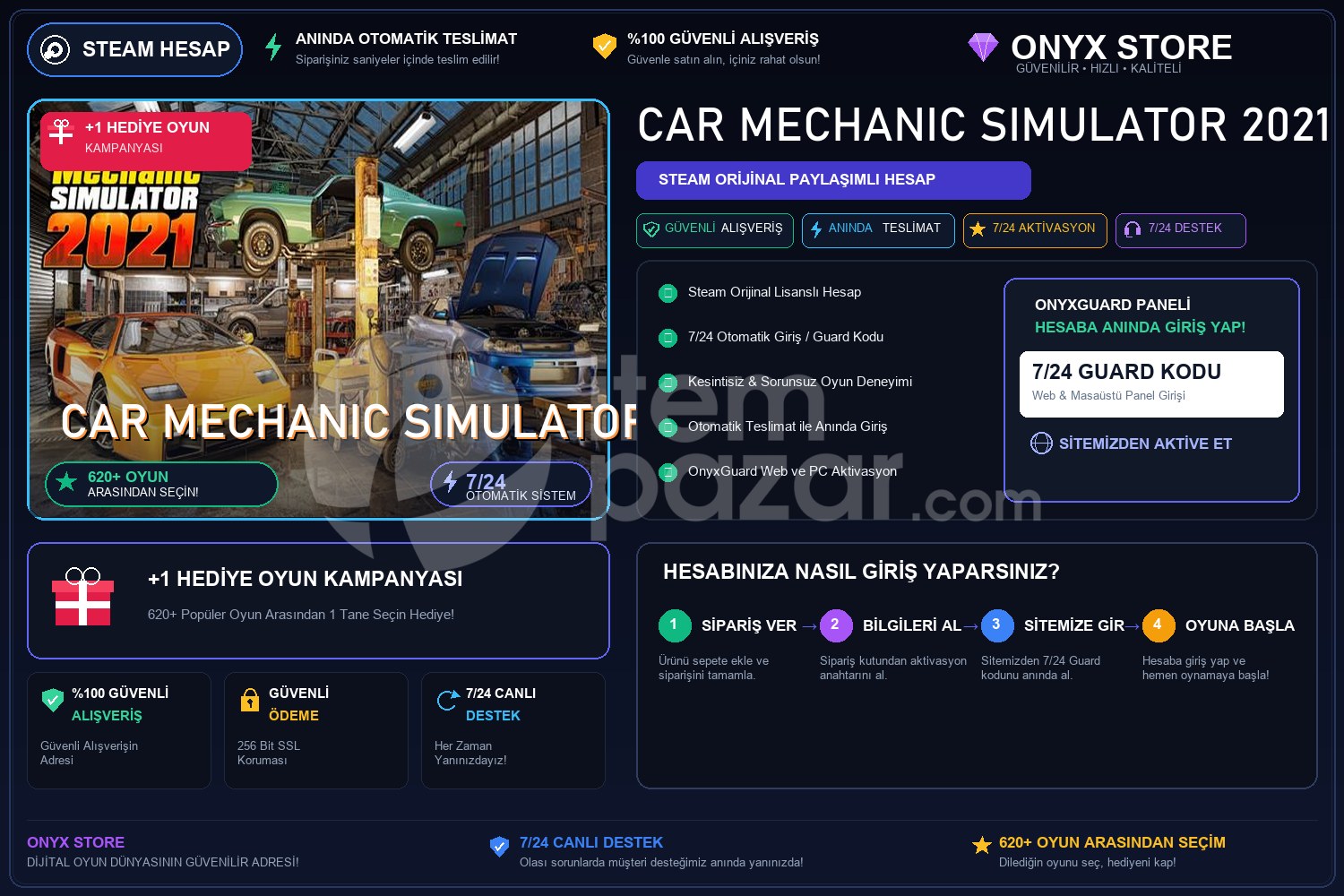 Car Mechanic Simulator 2021 Garantili + Hediye