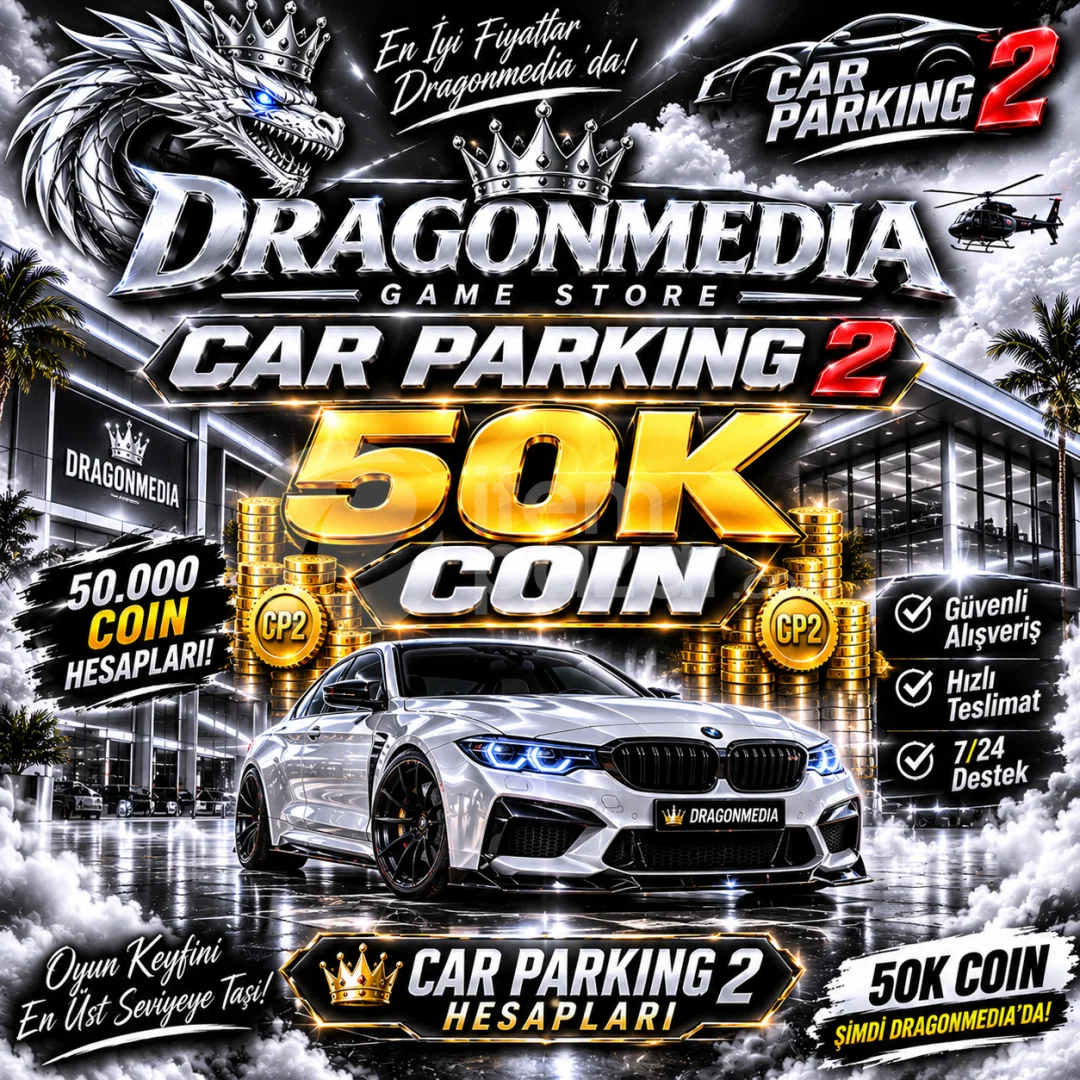 Car Parking 2 | 50K Coin Hesabı | DRAGONMEDIA