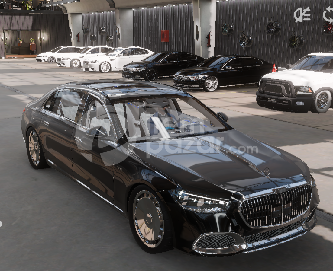 car parking 2 hesap 6 araç + king rank 
