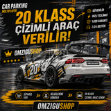 Car Parking 20 Klass Çizimli Araç Verilir