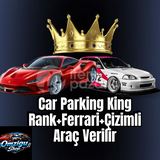 Car Parking King Rank + Ferrari + Çizimli Hesap