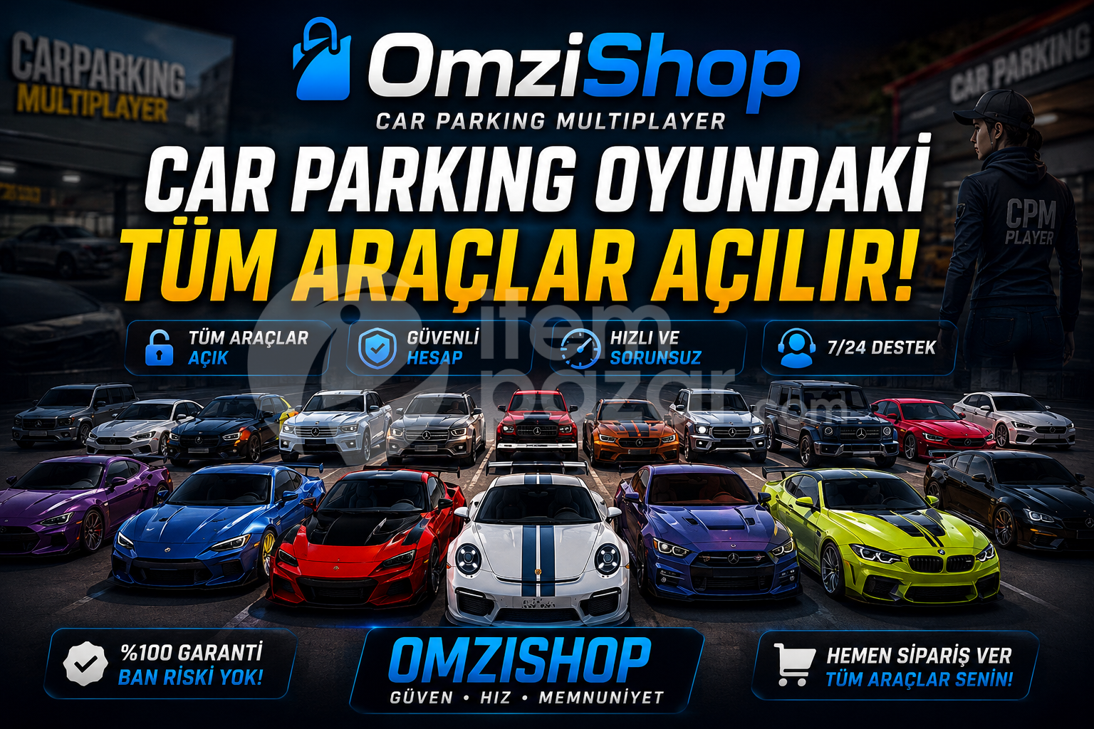 Car Parking Oyundaki Tüm Araçlar Açılır 