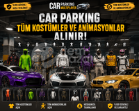 Car Parking Tüm Skin Ve Animasyonlar Alınır