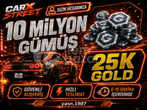 CARX STREET 10M PARA 25k GOLD SİZİN HESABINIZA