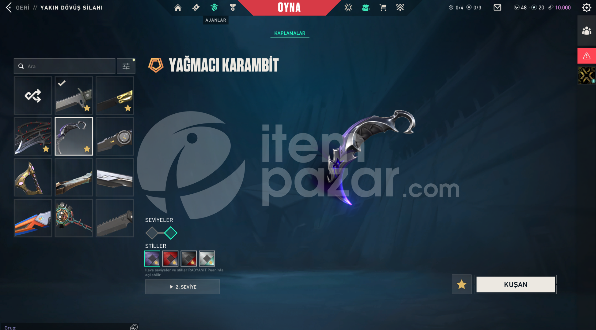 Champions 2022 bundle'lı elmas 2 hesap