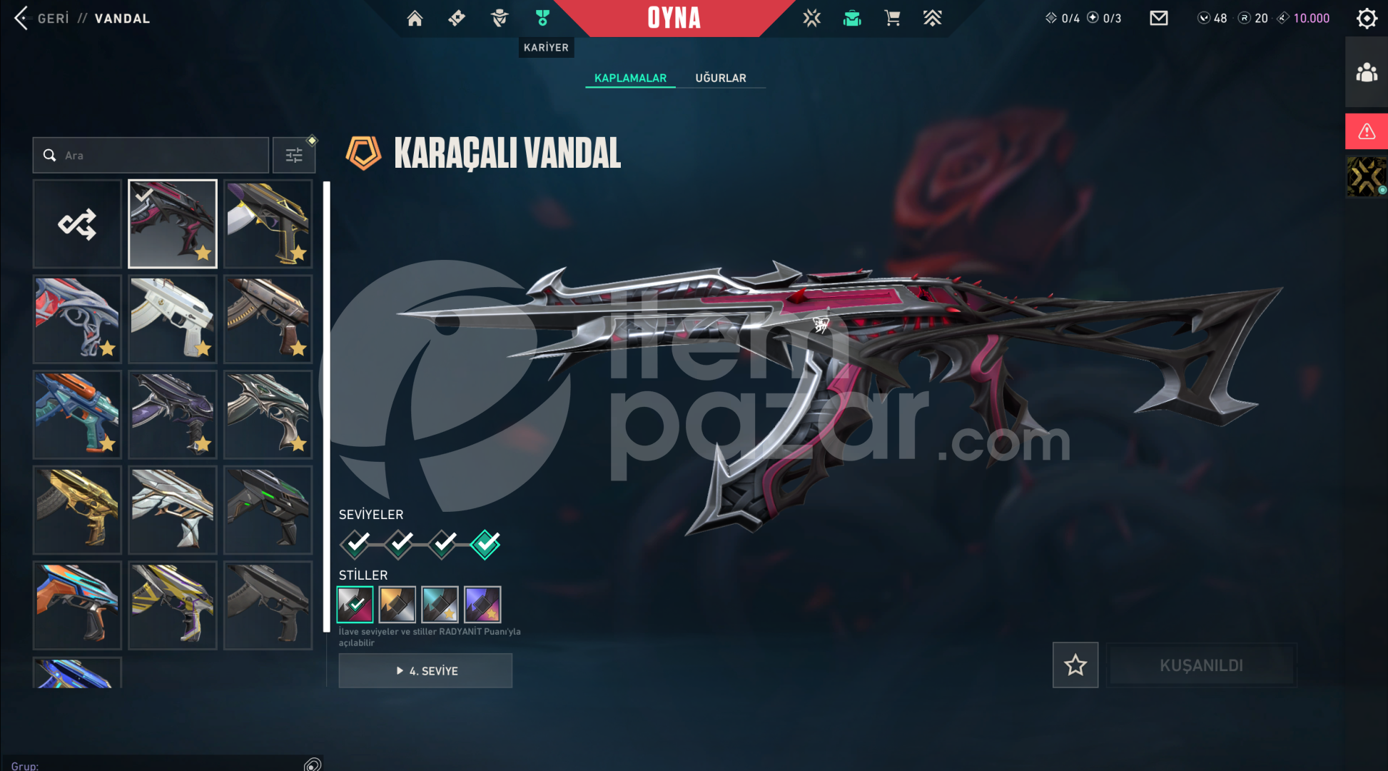Champions 2022 bundle'lı elmas 2 hesap