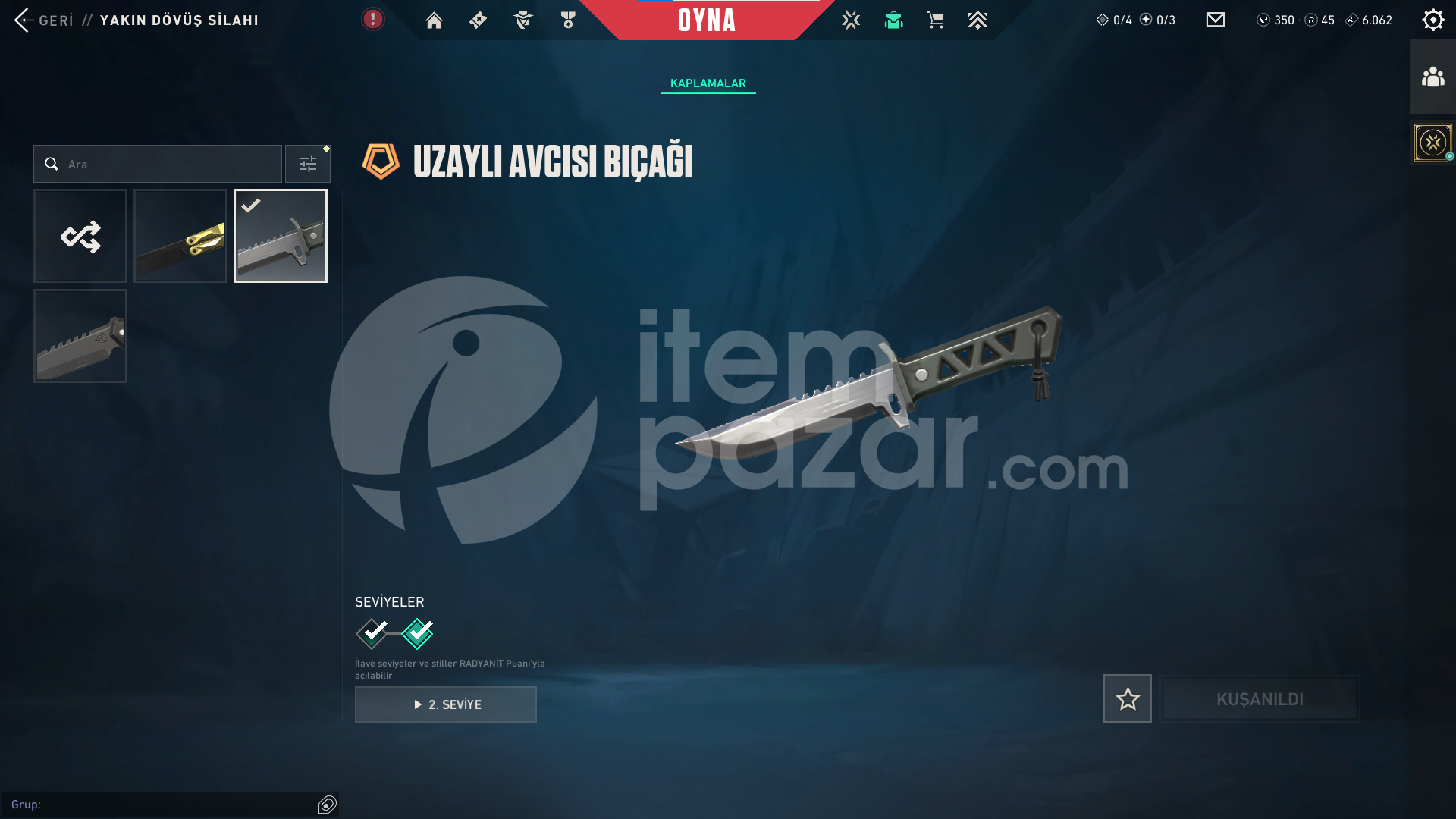 Champions 2022 Kelebek Uzaylı Avcısı Bıçağı