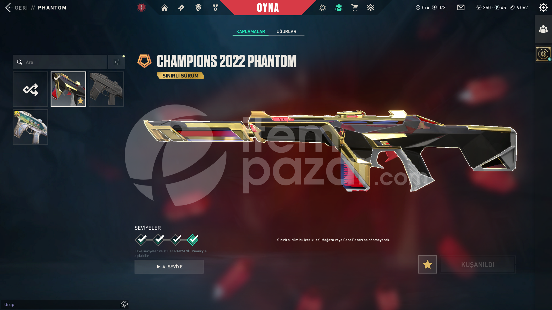 Champions 2022 Kelebek Uzaylı Avcısı Bıçağı