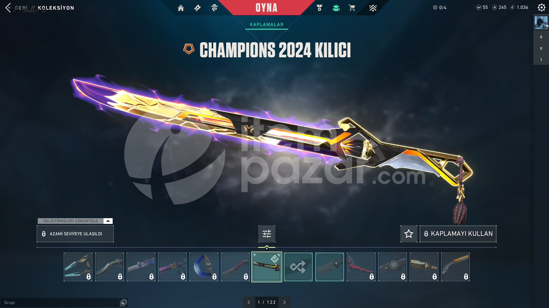 Champions 2024 lü hesap acil satılık