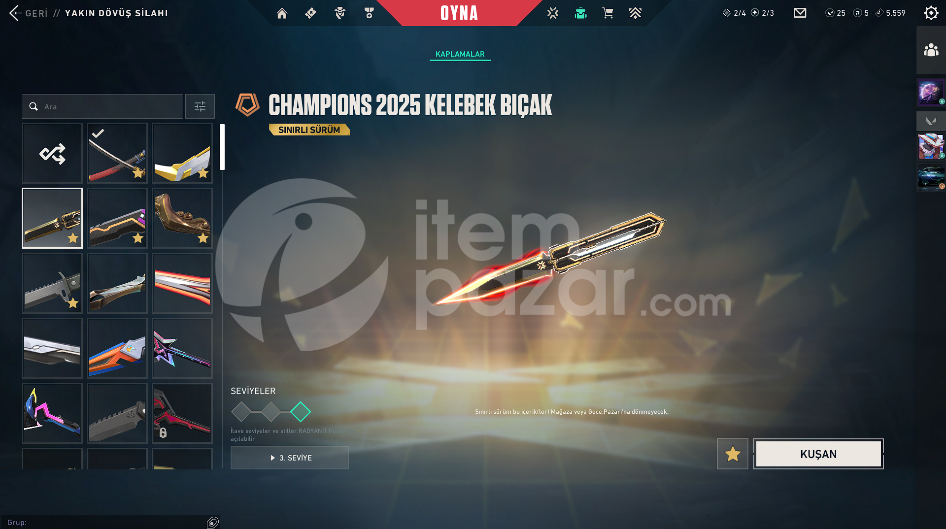 CHAMPIONS ASIL DELIPOP FULL+FULL HESAP ACİL