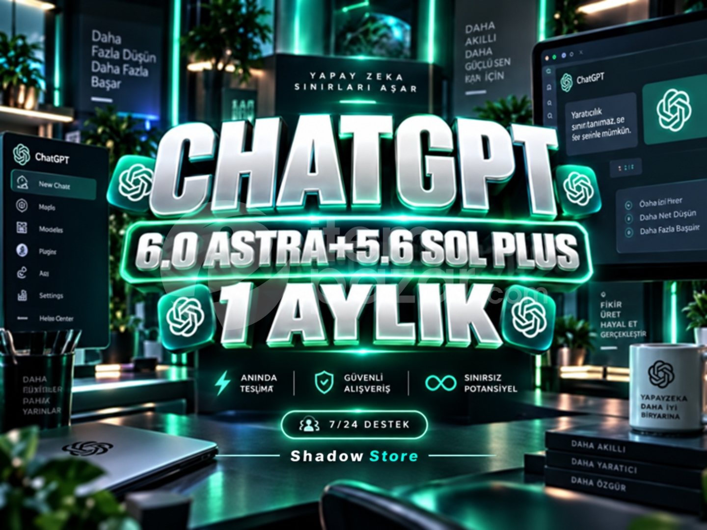 Chat 6.0 Plus + GPT-5.6+ DallE ⭐GARANTİLİ⭐