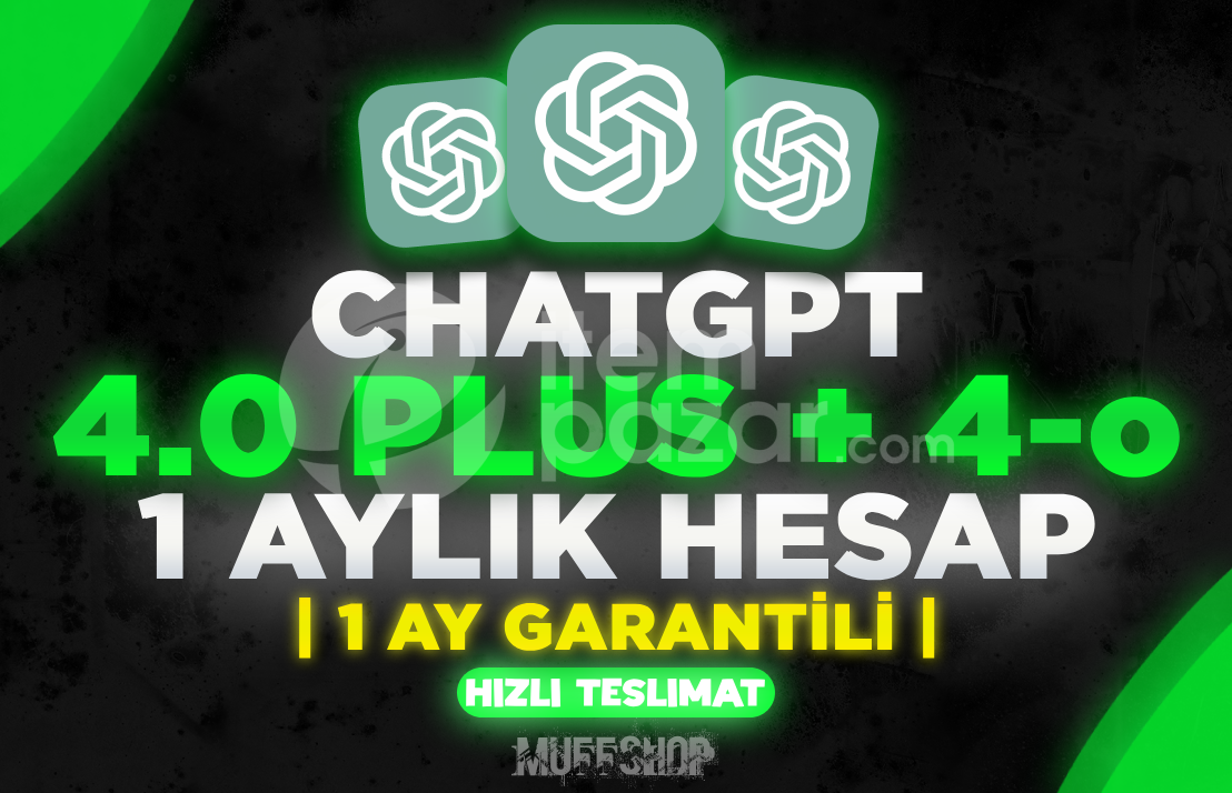 ChatGPT 4.0 Plus + GPT-4o + Dall e