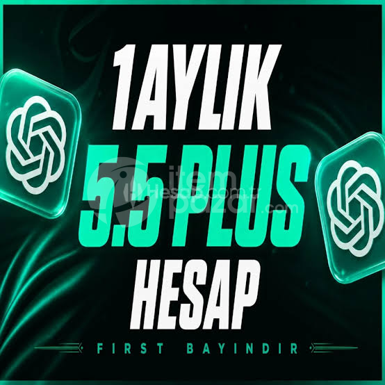 ChatGPT Plus 5.5 Hesap 1 aylık !