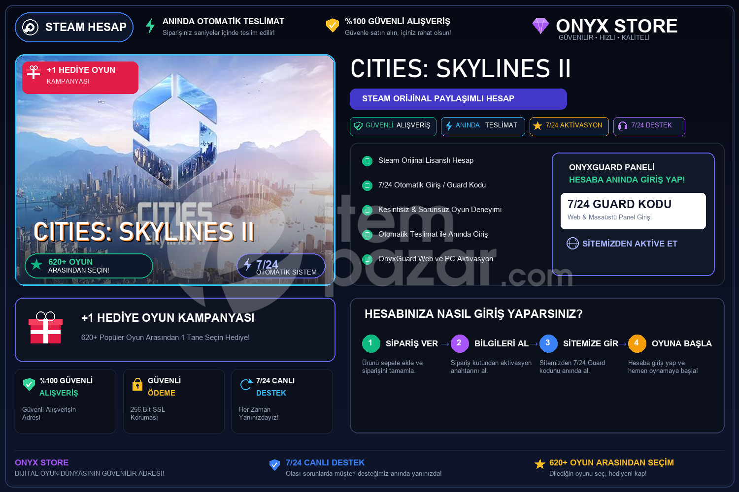 Cities: Skylines II Garantili + Hediye