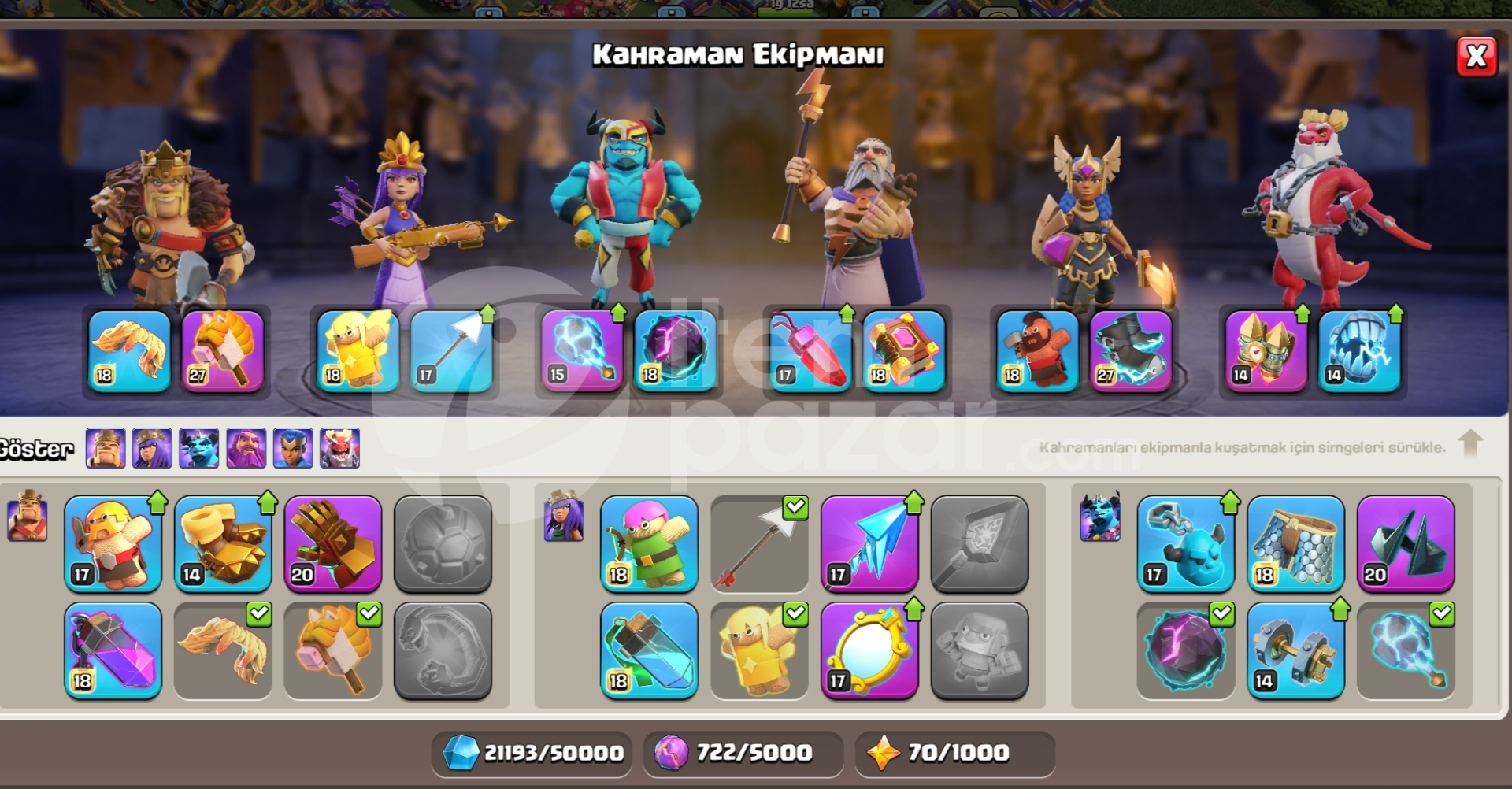 Clash of clans +4 yillik hesap +210 level max 