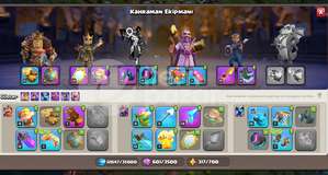 Clash of clans Herolar max 13 fulden geçildi