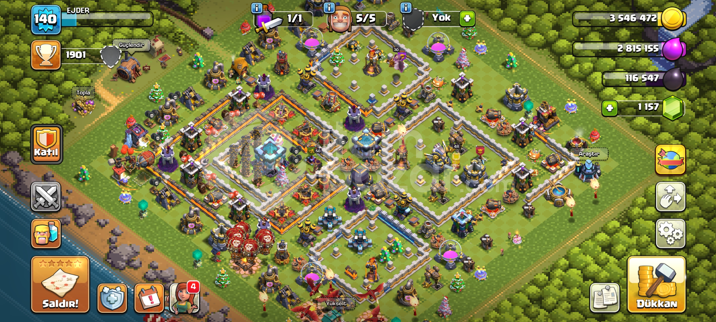 Clash Of Clans Mainlik Bb13 saglam