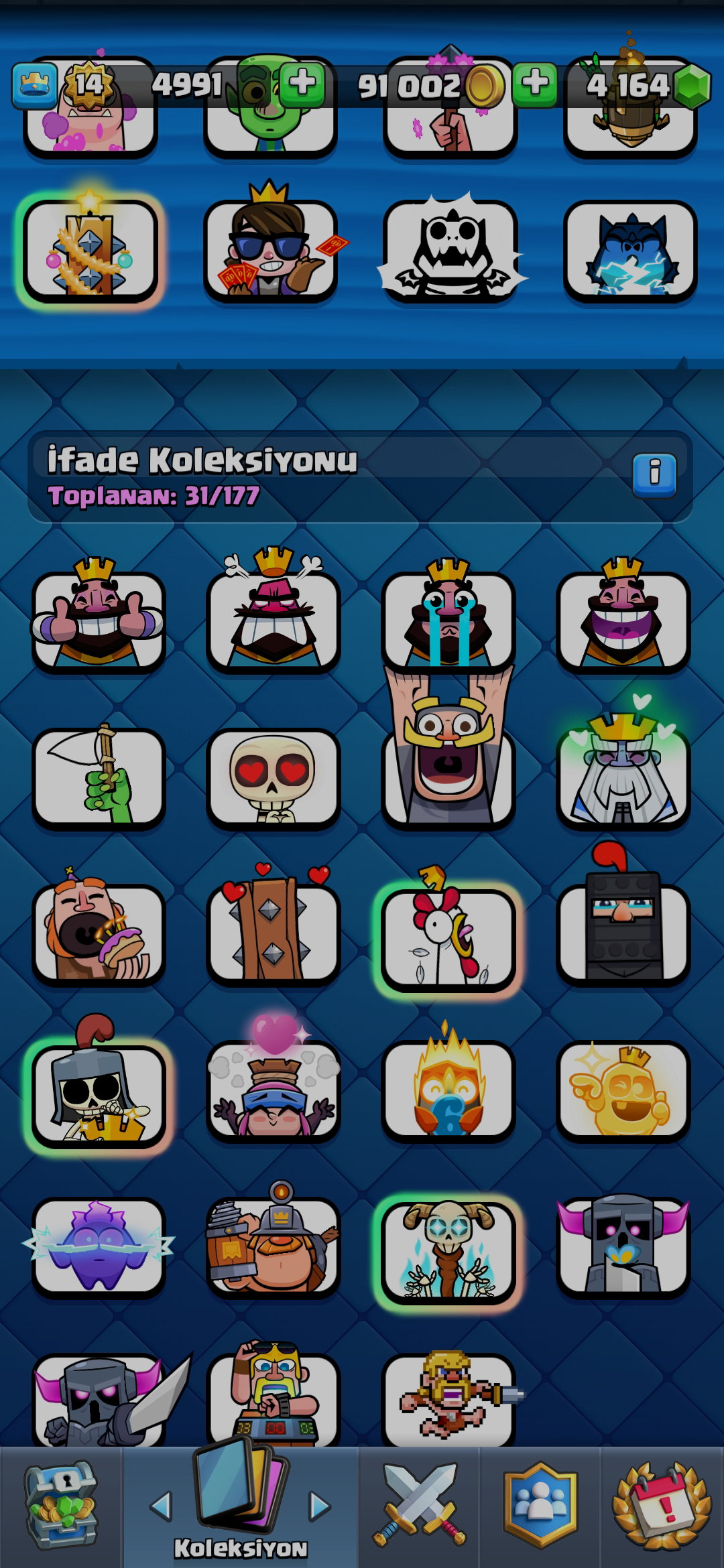 Clash royel Max hesap