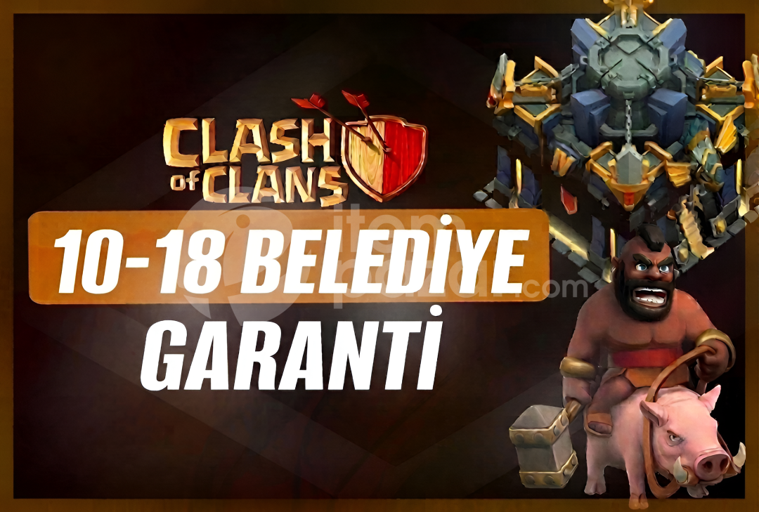 CoC 10-18 Belediye Arası Random Hesap