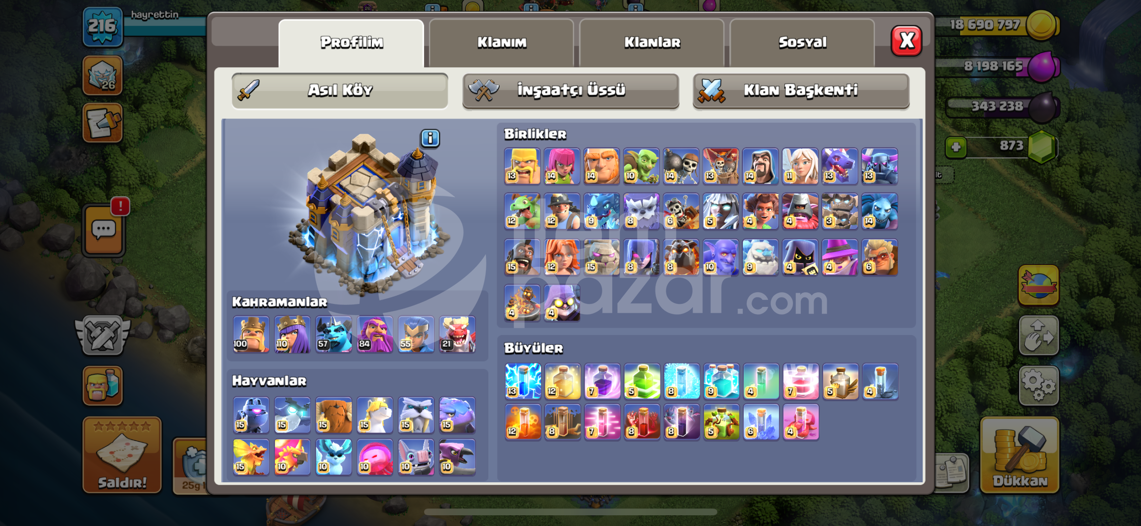 COC BB:18 HESAP