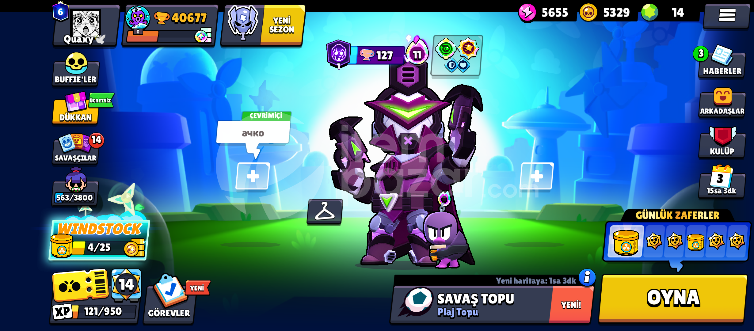 SATILIK BRAWL STARS HESABI 46K 104 KARAKTER