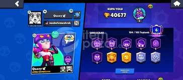 SATILIK BRAWL STARS HESABI 46K 104 KARAKTER