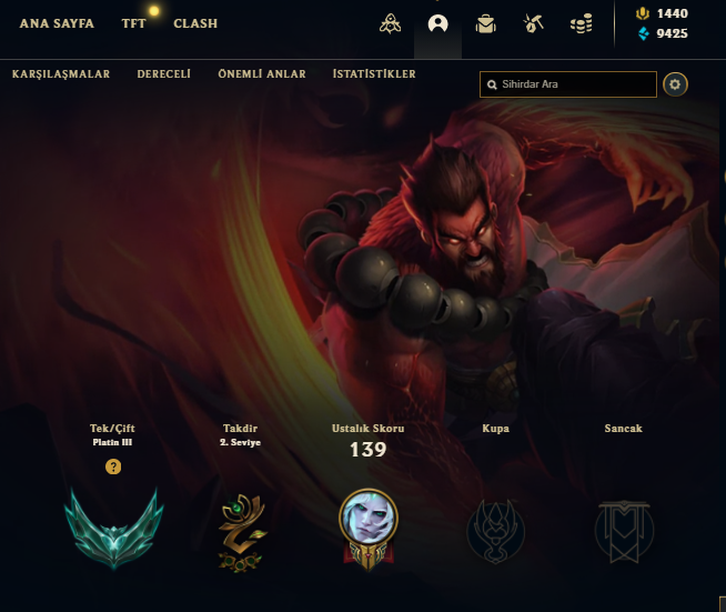 ÇOK UYGUNA 1400 RPLİ LOL HESABI