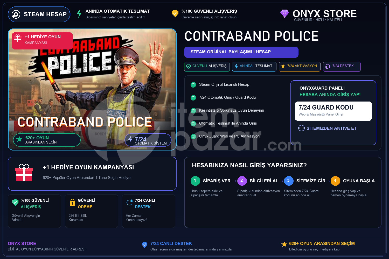 Contraband Police Garantili + Hediye