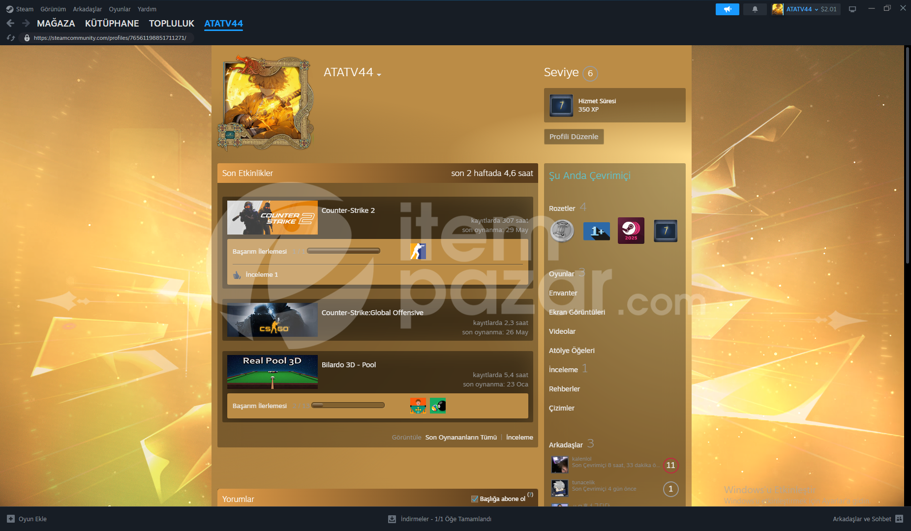 counter-strike 2 prime hesap