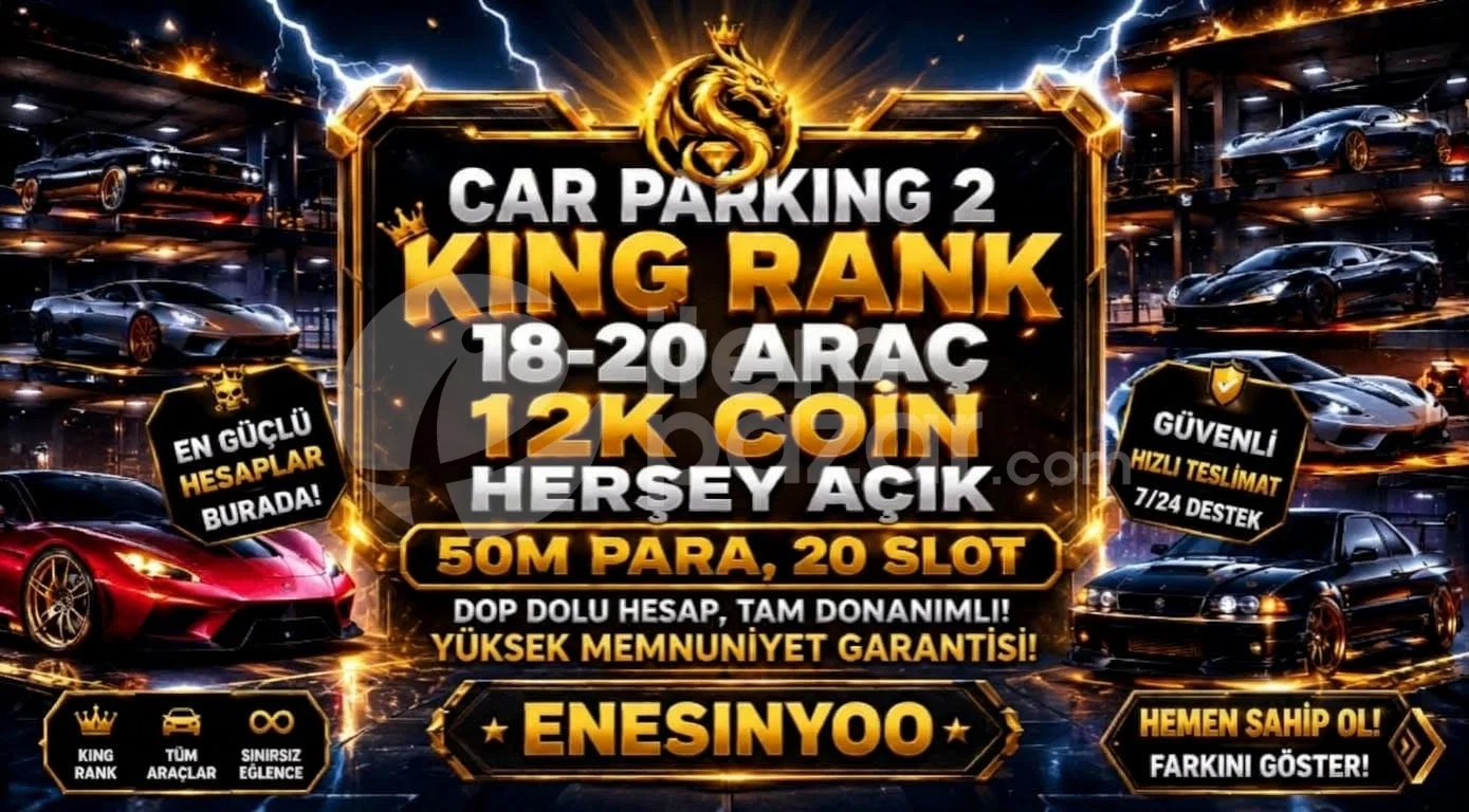 CPM2 18+ ARAÇ 12K COİN 50 M PARA KİNGRANK HESAP