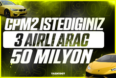 Cpm2 istediğiniz 3 airli araç 50m