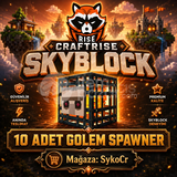CRAFTRİSE SKYBLOK 10X GOLEM