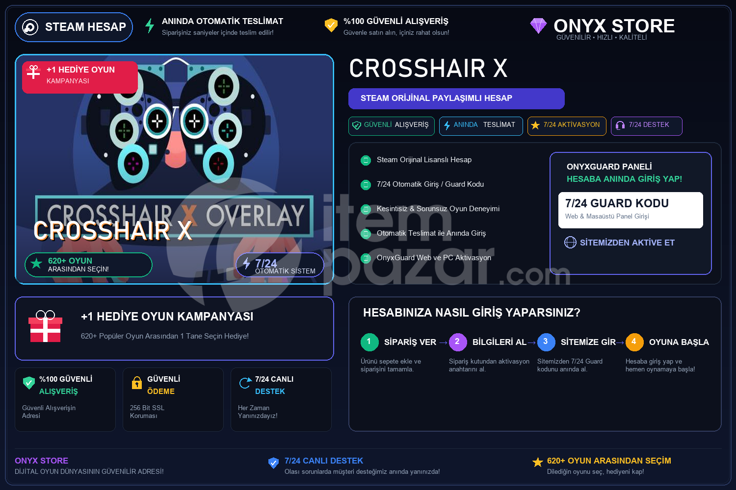 Crosshair X Garantili + Hediye