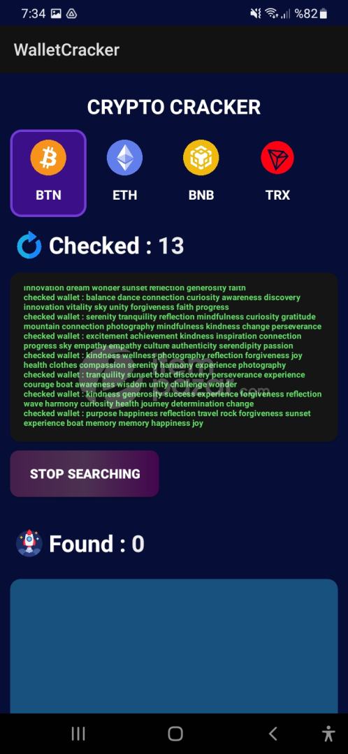 CRYPTO SEARCH I CRYPTO ICE I WALLET CRACK